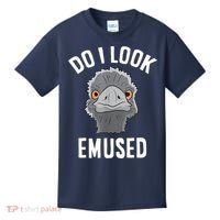 Do I Look Amused Funny Emu Animal Love Emus. Kids T-Shirt thumb 0
