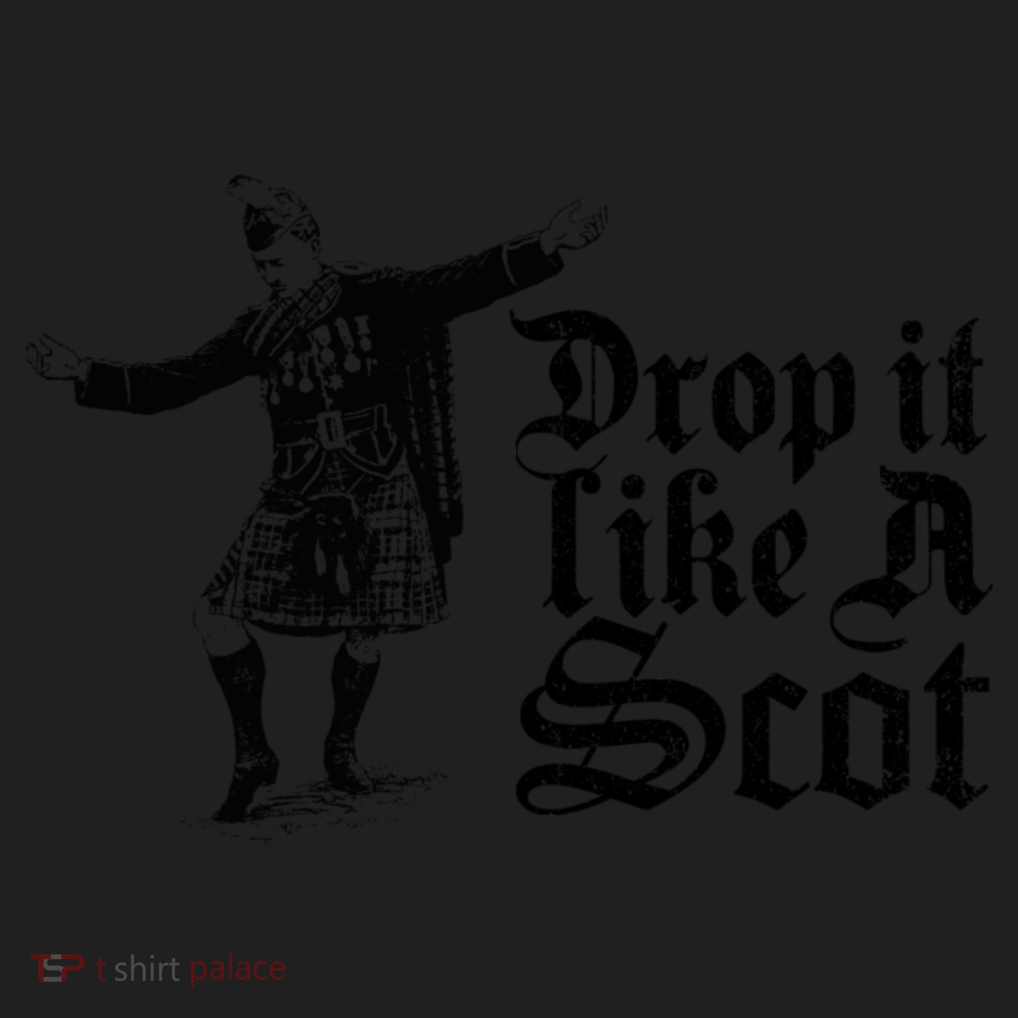 Drop It Like A Scot Funny Scottish Dance Funny Meme Women's Sweatshirt