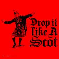Drop It Like A Scot Funny Scottish Dance Funny Meme Santa Hat thumb 1