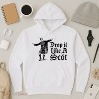 Drop It Like A Scot Funny Scottish Dance Funny Meme Hoodie thumb 3