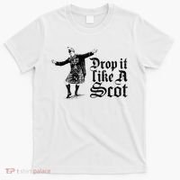 Drop It Like A Scot Funny Scottish Dance Funny Meme T-Shirt thumb 0