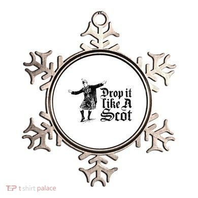 Drop It Like A Scot Funny Scottish Dance Funny Meme Ornament