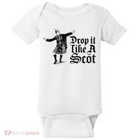 Drop It Like A Scot Funny Scottish Dance Funny Meme Baby Bodysuit thumb 0