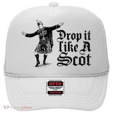 Drop It Like A Scot Funny Scottish Dance Funny Meme Hat