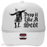 Drop It Like A Scot Funny Scottish Dance Funny Meme Hat thumb 0