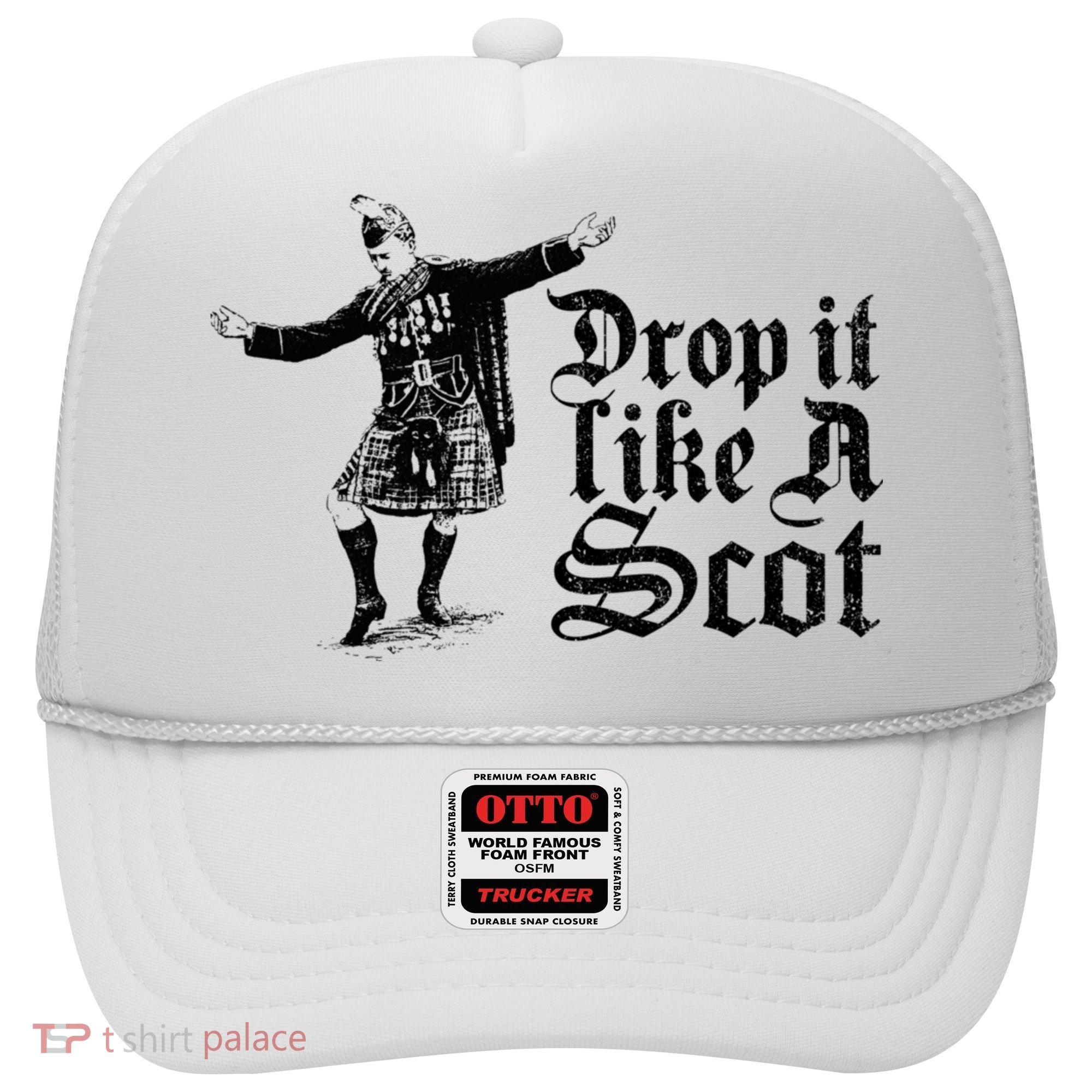 Drop It Like A Scot Funny Scottish Dance Funny Meme Hat