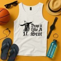 Drop It Like A Scot Funny Scottish Dance Funny Meme Tank Top thumb 4