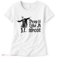 Drop It Like A Scot Funny Scottish Dance Funny Meme Women's T-Shirt thumb 0