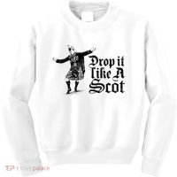 Drop It Like A Scot Funny Scottish Dance Funny Meme Kids Sweatshirt thumb 0
