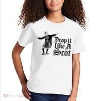 Drop It Like A Scot Funny Scottish Dance Funny Meme Kids T-Shirt thumb 2