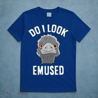 Do I Look Amused Funny Emu Animal Love Emus Gift T-Shirt thumb 5