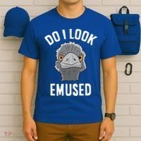Do I Look Amused Funny Emu Animal Love Emus Gift T-Shirt thumb 6