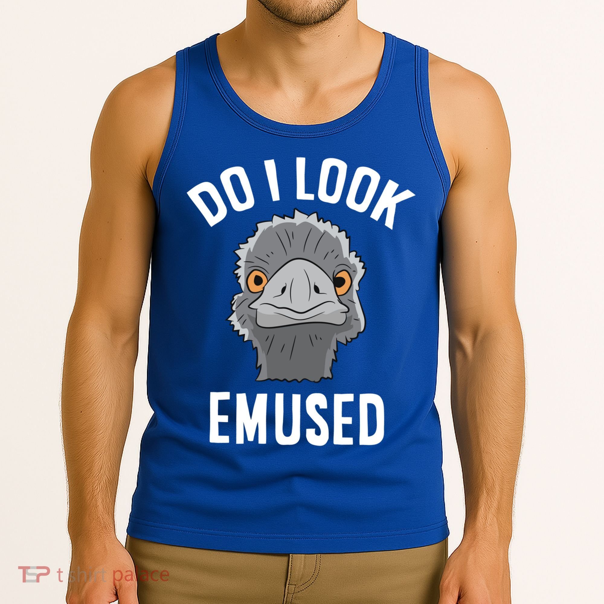 Do I Look Amused Funny Emu Animal Love Emus Gift Tank Top
