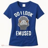 Do I Look Amused Funny Emu Animal Love Emus Gift Women's T-Shirt thumb 0