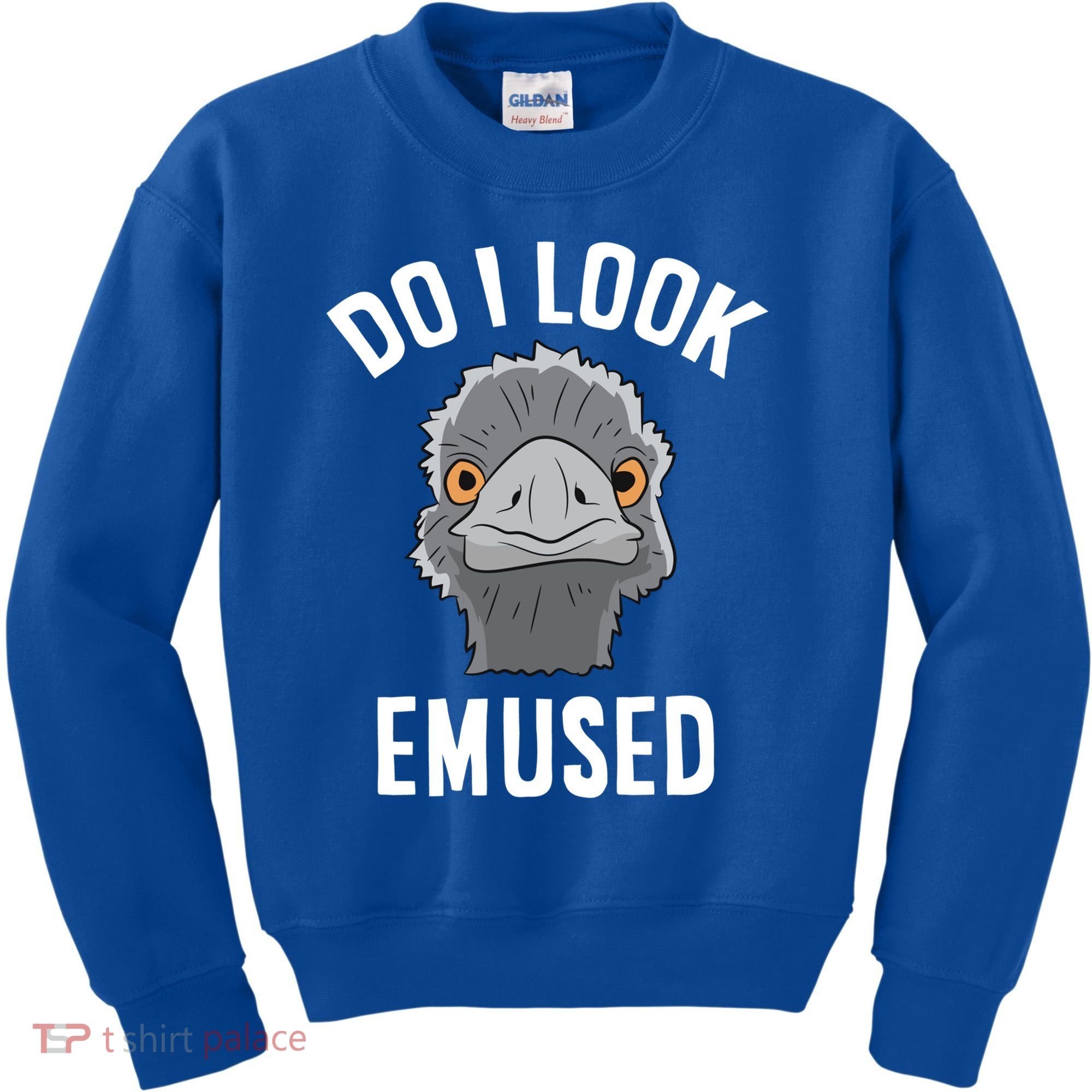 Do I Look Amused Funny Emu Animal Love Emus Gift Kids Sweatshirt