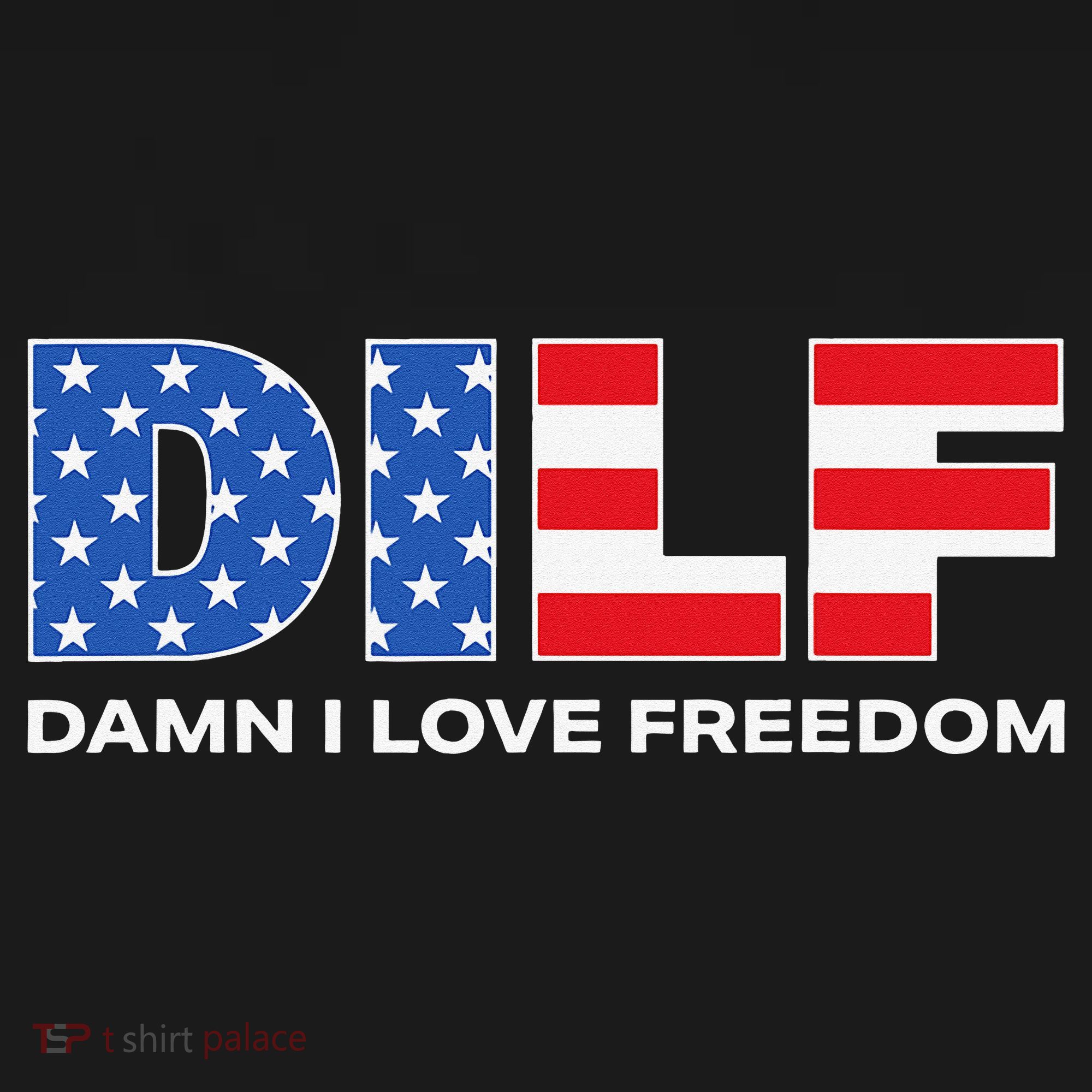 Damn I Love Freedom Dilf Funny Patriotic Dad Father's Day Tank Top
