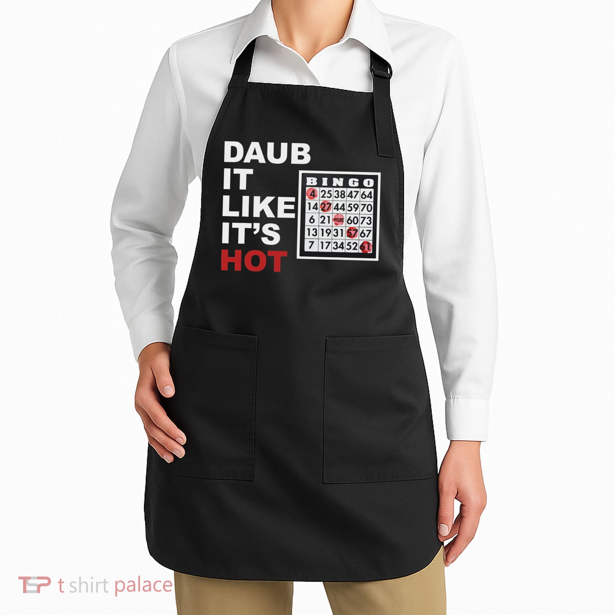 Daub It Like It's Hot Funny Bingo Apron