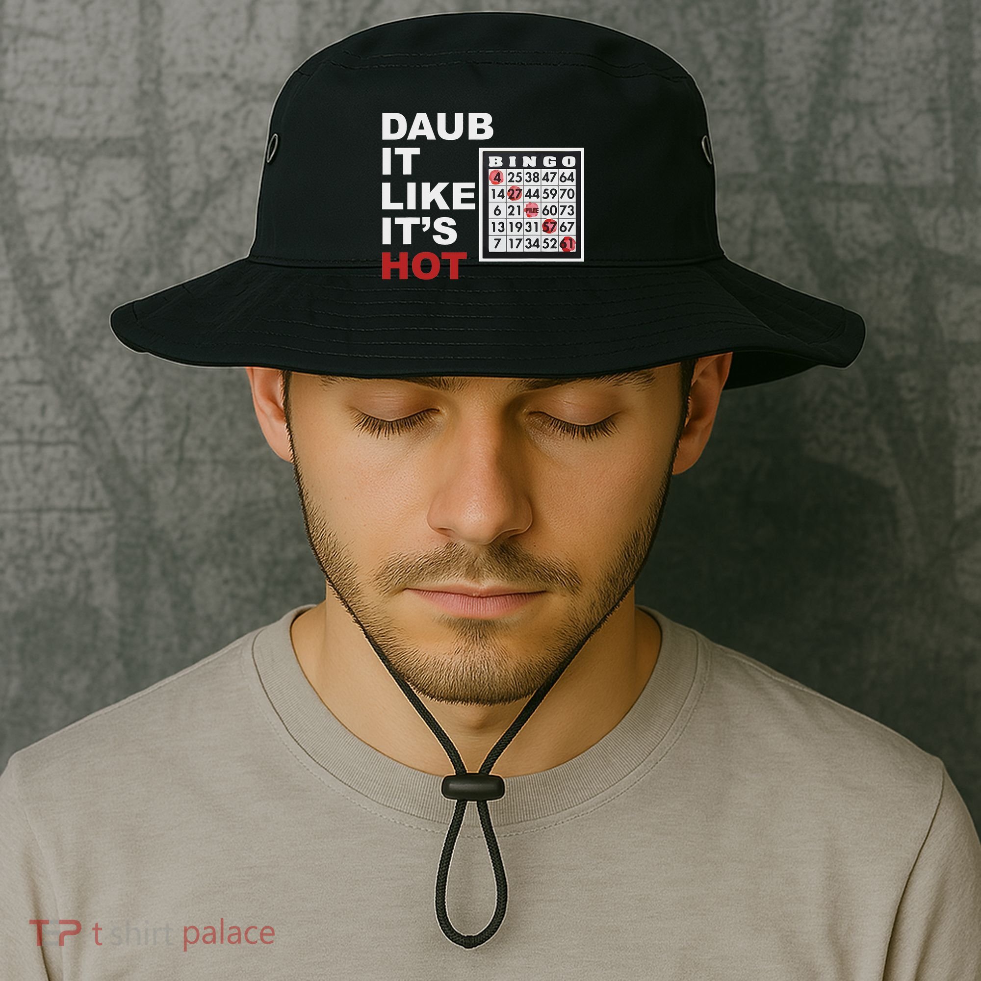 Daub It Like It's Hot Funny Bingo Bucket Hat