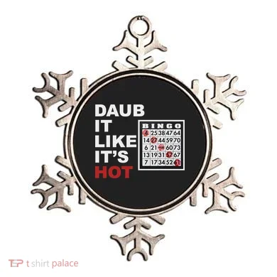 Daub It Like It's Hot Funny Bingo Ornament