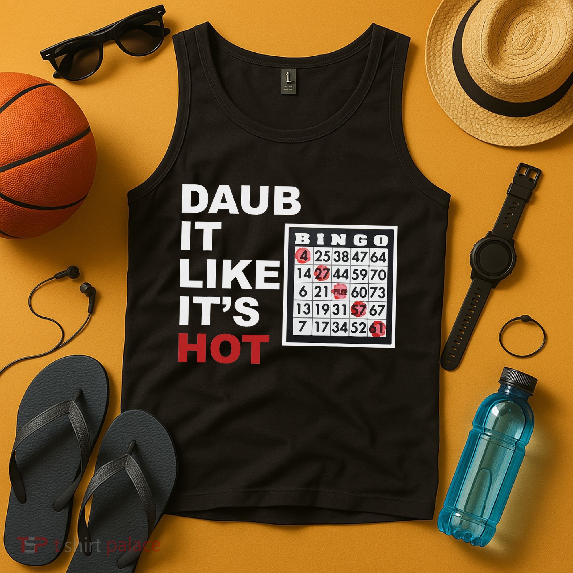 Daub It Like It's Hot Funny Bingo Tank Top