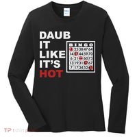 Daub It Like It's Hot Funny Bingo Women's Long Sleeve Shirt thumb 0