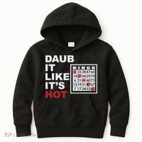 Daub It Like It's Hot Funny Bingo Kids Hoodie thumb 0