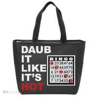 Daub It Like It's Hot Funny Bingo Tote Bag thumb 0