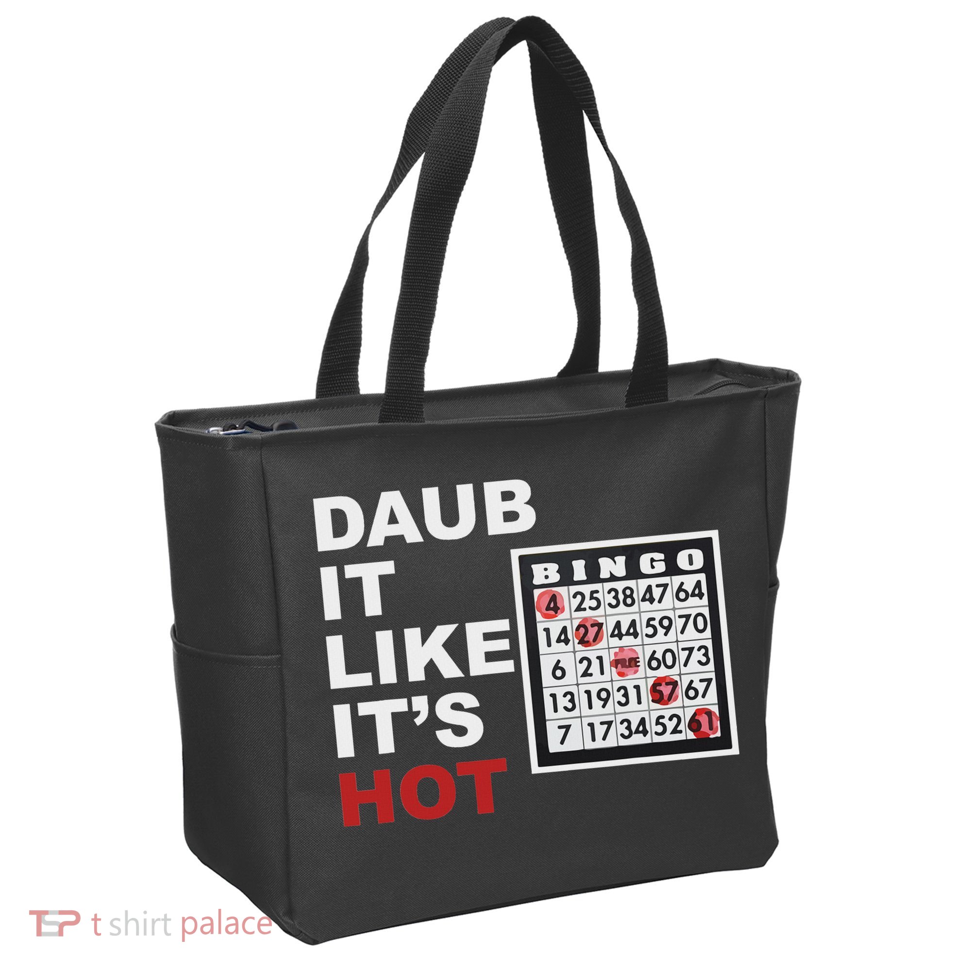 Daub It Like It's Hot Funny Bingo Tote Bag