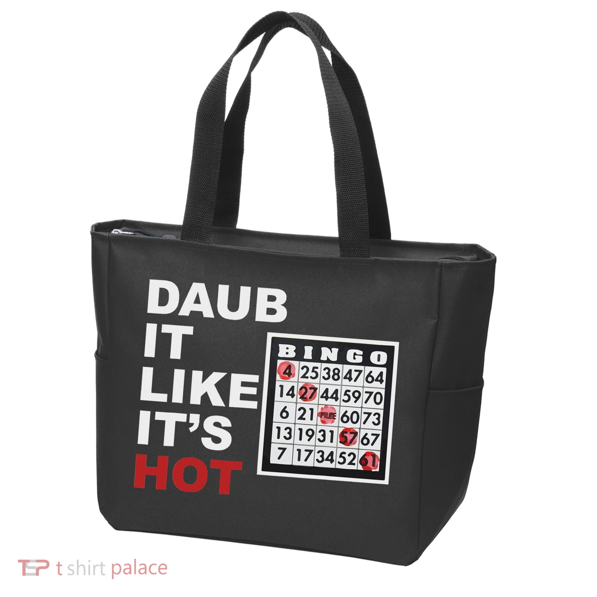 Daub It Like It's Hot Funny Bingo Tote Bag