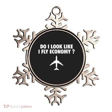 Do I Look Like I Fly Economy Funny First Class Traveling Ornament