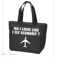 Do I Look Like I Fly Economy Funny First Class Traveling Tote Bag thumb 3