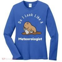Do I Look Like A Ground Hogs Day Punxsutawney Phil Woodchuck Cool Gift Women's Long Sleeve Shirt thumb 0