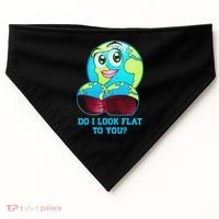 Do I Look Flat To You Funny Anti Flat Earth USA-Made Doggie Bandana thumb 0