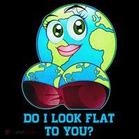 Do I Look Flat To You Funny Anti Flat Earth Women's Hoodie thumb 2