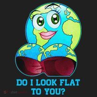 Do I Look Flat To You Funny Anti Flat Earth Zone Performance Long-Sleeve T-Shirt thumb 2