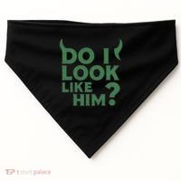 Do I Look Like Him? USA-Made Doggie Bandana thumb 0