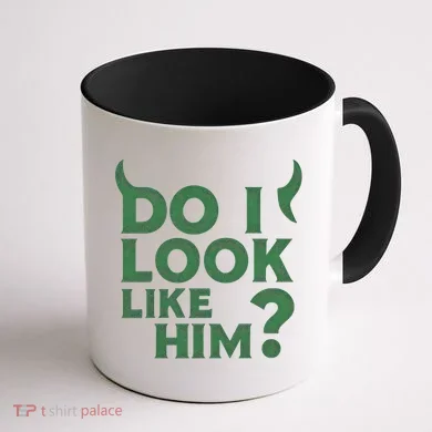 Do I Look Like Him? Coffee Mug back