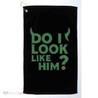 Do I Look Like Him? Golf Towel thumb 0