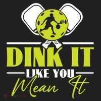 Dink It Like You Mean It Pickleball Player Dink Funny Meaningful Gift Beanie thumb 2