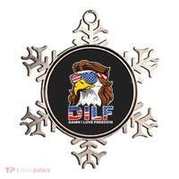 Damn I Love Freedom Eagle Funny Patriotic July 4th Ornament thumb 0