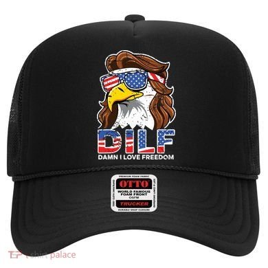 Damn I Love Freedom Eagle Funny Patriotic July 4th Hat