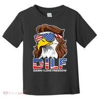 Damn I Love Freedom Eagle Funny Patriotic July 4th Toddler T-Shirt thumb 0