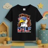 Damn I Love Freedom Eagle Funny Patriotic July 4th Toddler T-Shirt thumb 3