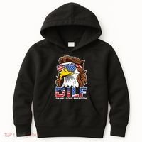Damn I Love Freedom Eagle Funny Patriotic July 4th Kids Hoodie thumb 0
