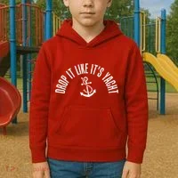 Drop It Like ItS Yacht Kids Hoodie thumb 2