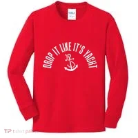 Drop It Like ItS Yacht Kids Long Sleeve Shirt thumb 0