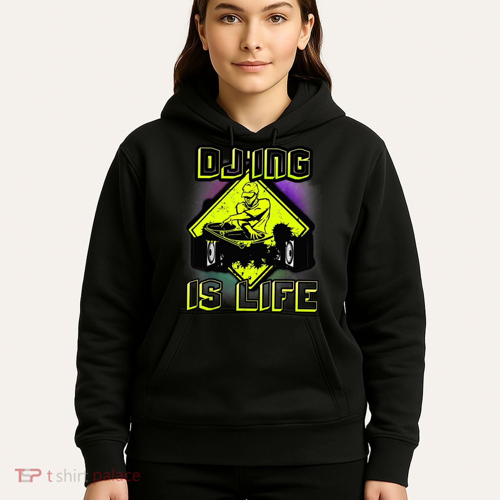 DJ'ING IS LIFE FOR A DJ DJ GEAR Hoodie