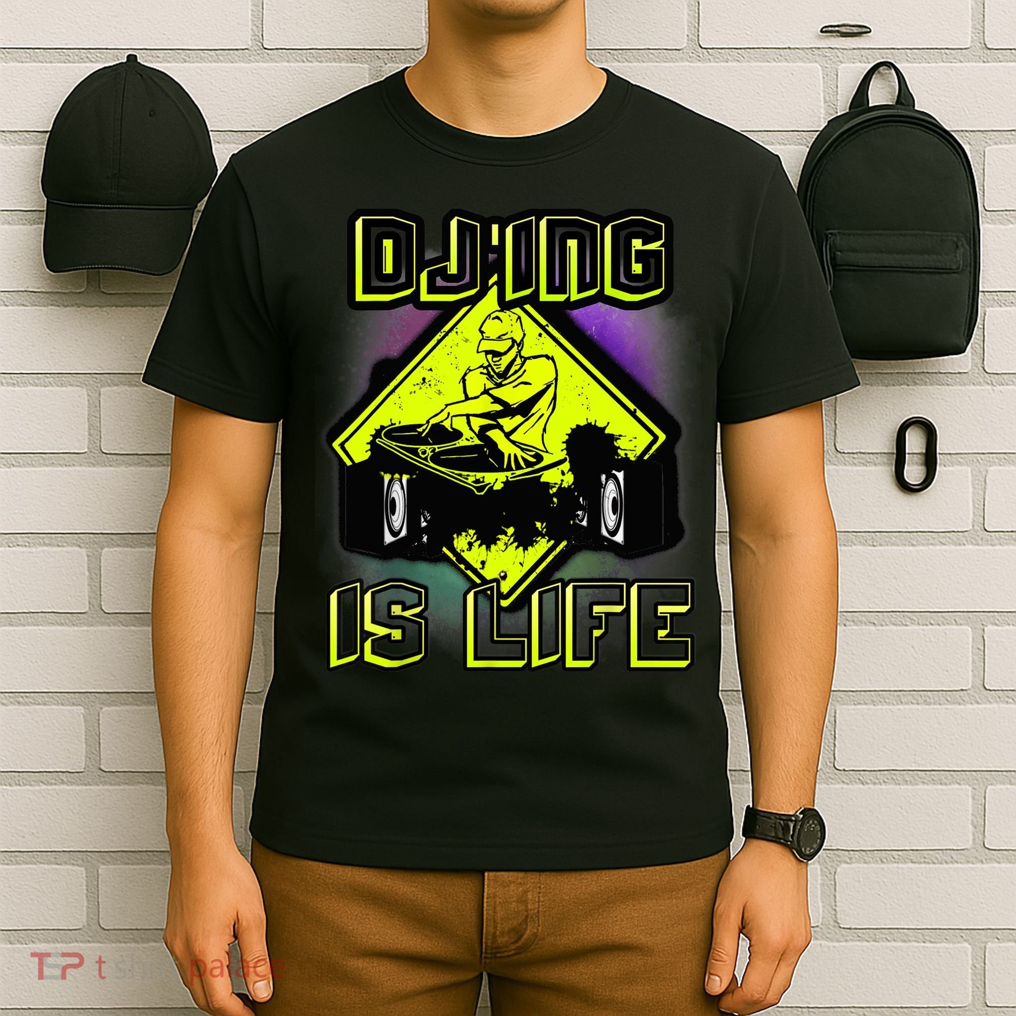 DJ'ING IS LIFE FOR A DJ DJ GEAR T-Shirt