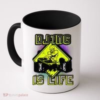 DJ'ING IS LIFE FOR A DJ DJ GEAR Coffee Mug thumb 0