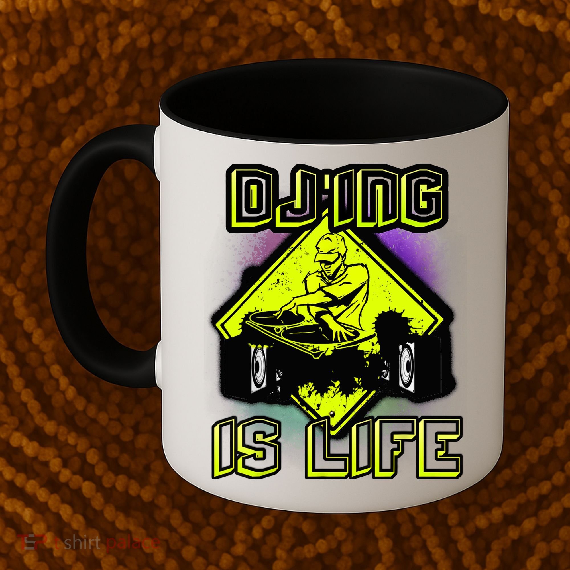 DJ'ING IS LIFE FOR A DJ DJ GEAR Coffee Mug